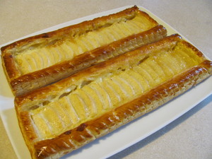 tarte feuilletee poires